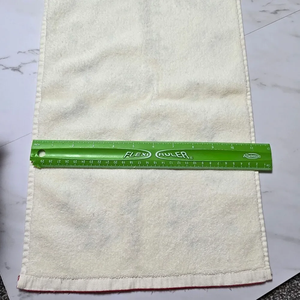 LENOX Hand Towel Christmas Holly Motif